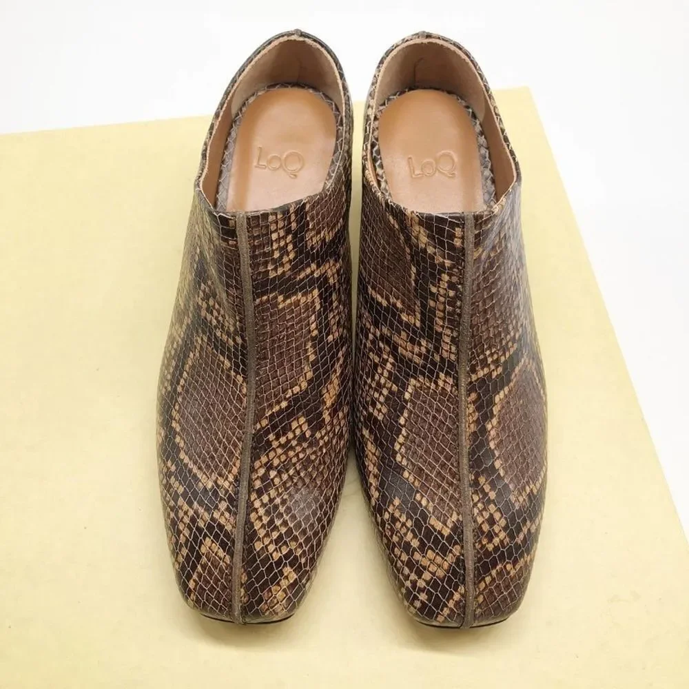 LOQ Eva Castaa Python Mules - Picture 4 of 11